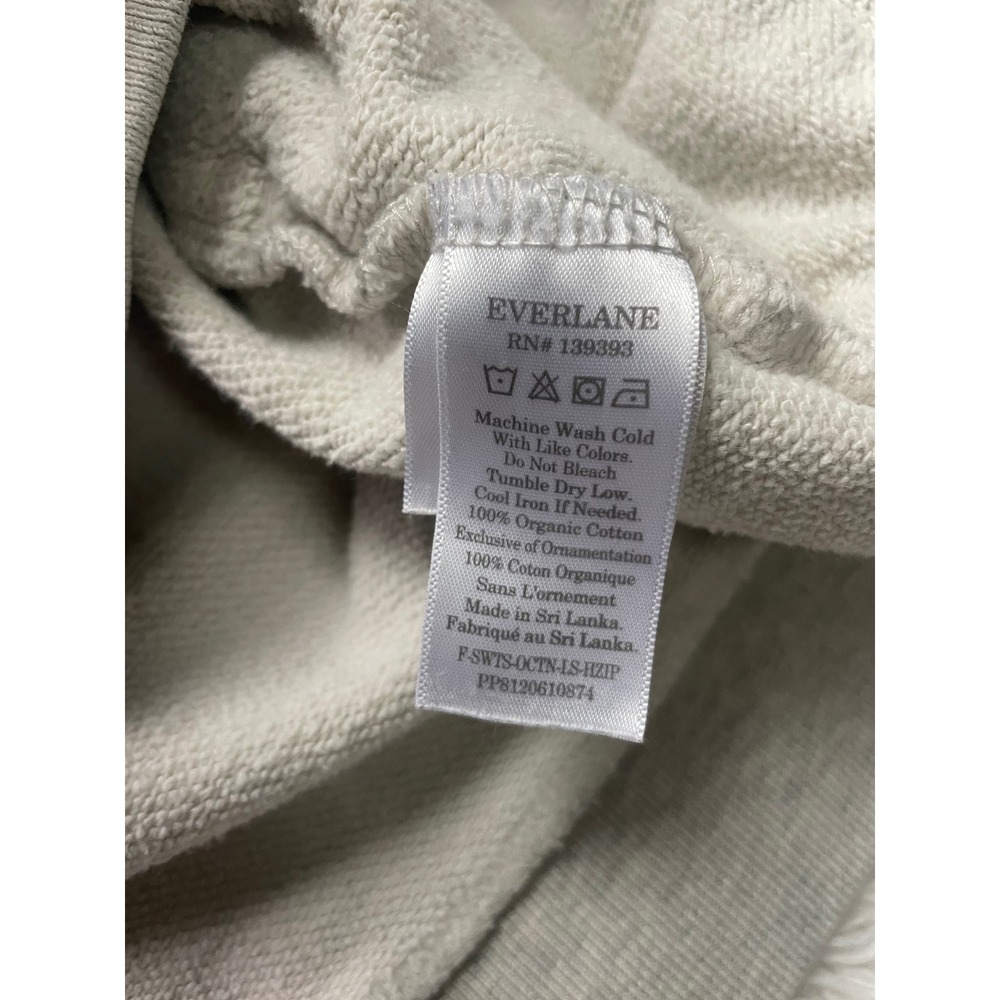Everlane Organic Cotton Long Sleeve Half Zip Pullover Sweatshirt - Picture 4 of 5